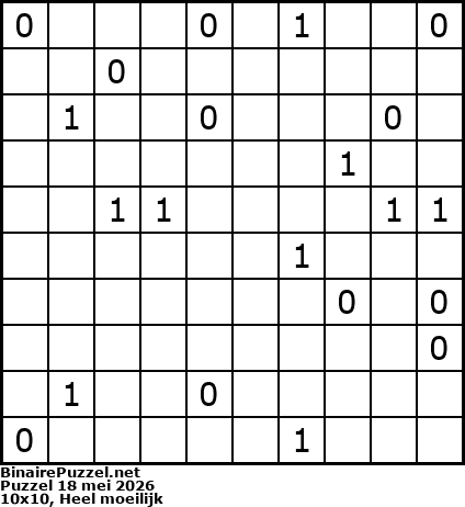 Binaire Puzzel