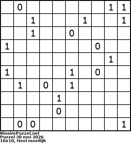 Binaire Puzzel