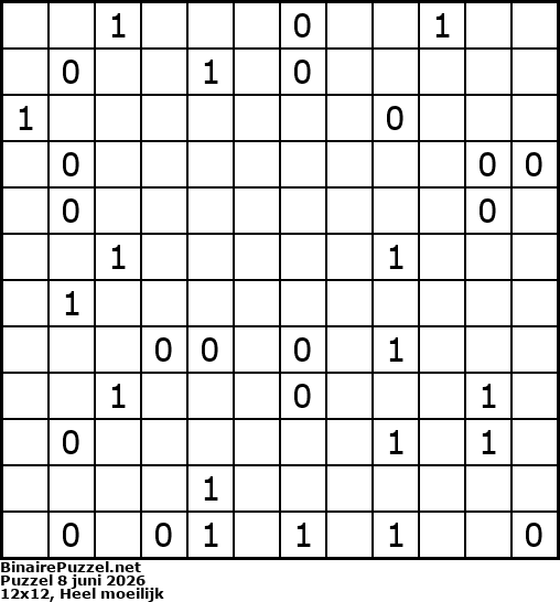 Binaire Puzzel