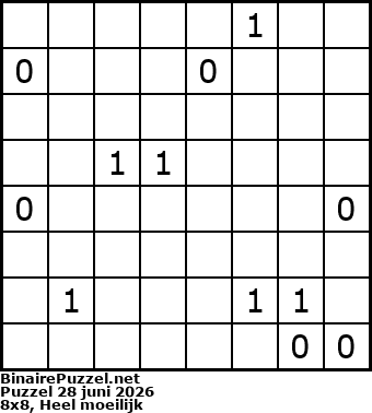 Binaire Puzzel