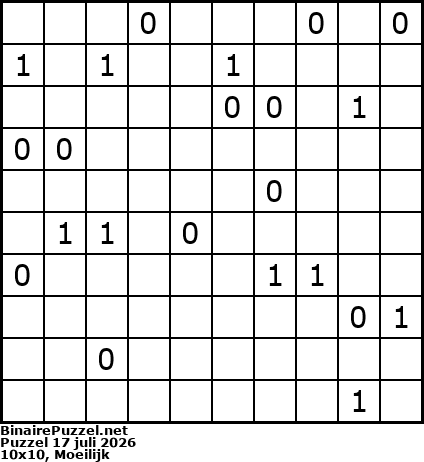 Binaire Puzzel
