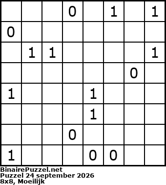 Binaire Puzzel