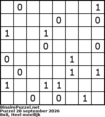 Binaire Puzzel
