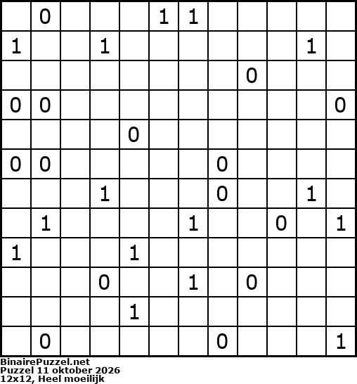 Binaire Puzzel