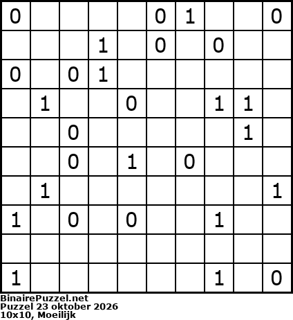 Binaire Puzzel