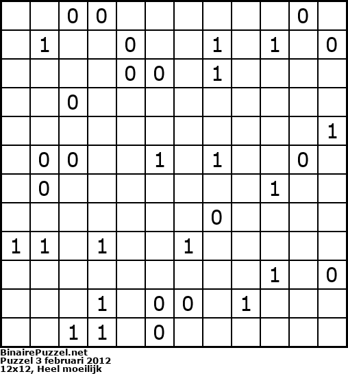 Binaire Puzzel