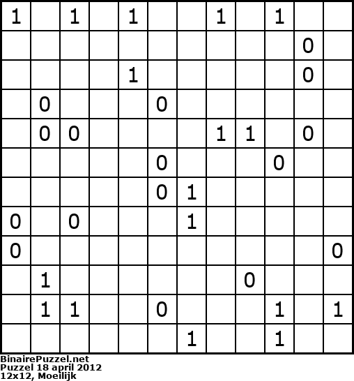 Binaire Puzzel