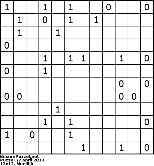 Binaire Puzzel