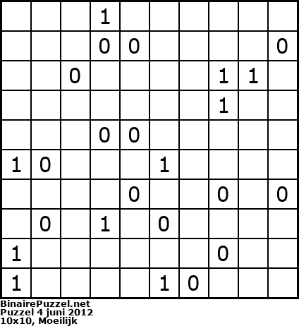 Binaire Puzzel