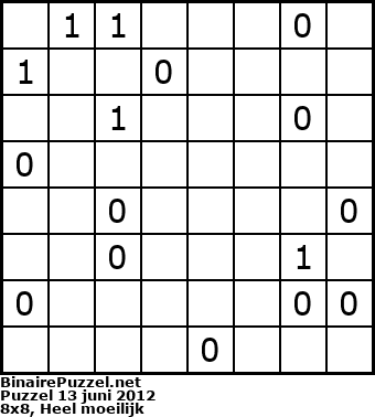 Binaire Puzzel