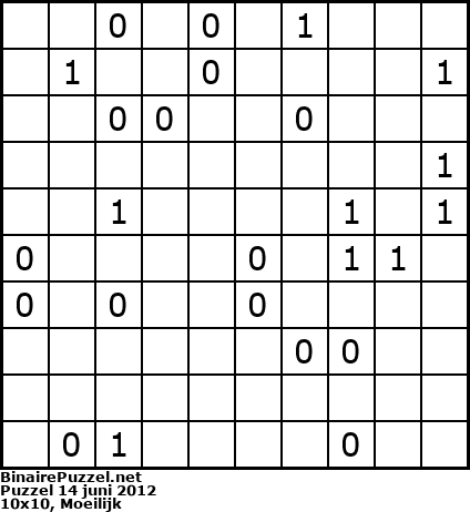 Binaire Puzzel