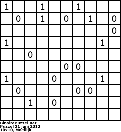 Binaire Puzzel