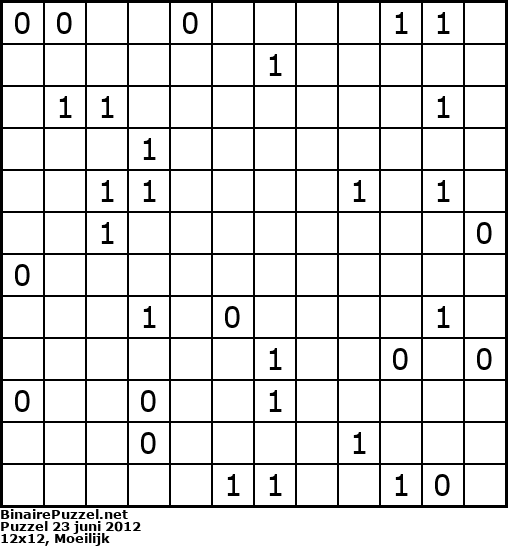 Binaire Puzzel