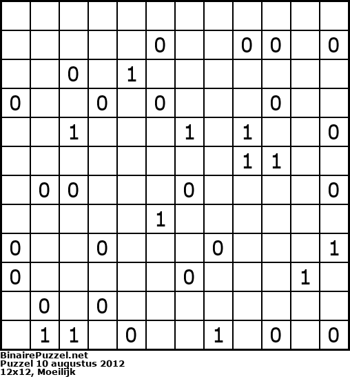 Binaire Puzzel