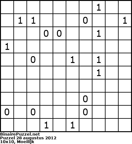 Binaire Puzzel