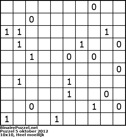 Binaire Puzzel