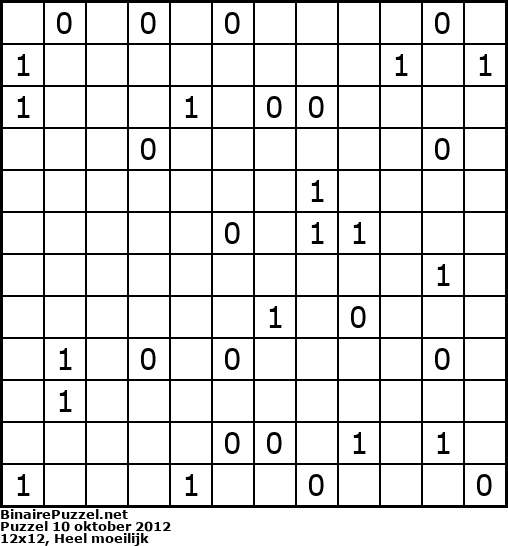Binaire Puzzel