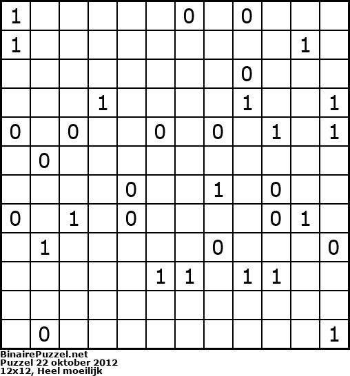 Binaire Puzzel