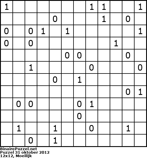 Binaire Puzzel