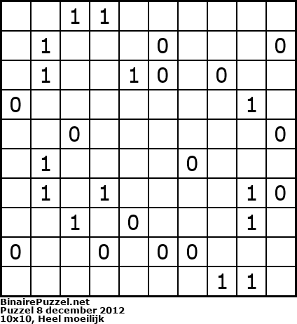 Binaire Puzzel