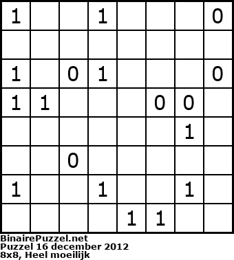Binaire Puzzel