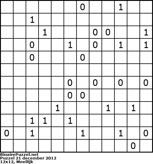 Binaire Puzzel