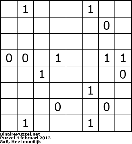 Binaire Puzzel