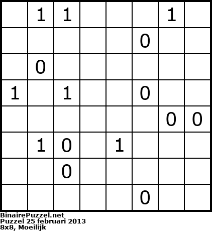 Binaire Puzzel