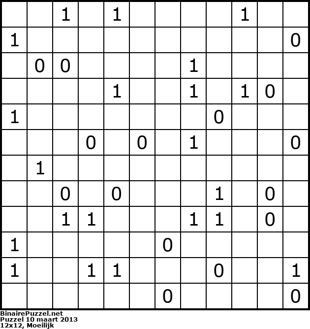 Binaire Puzzel