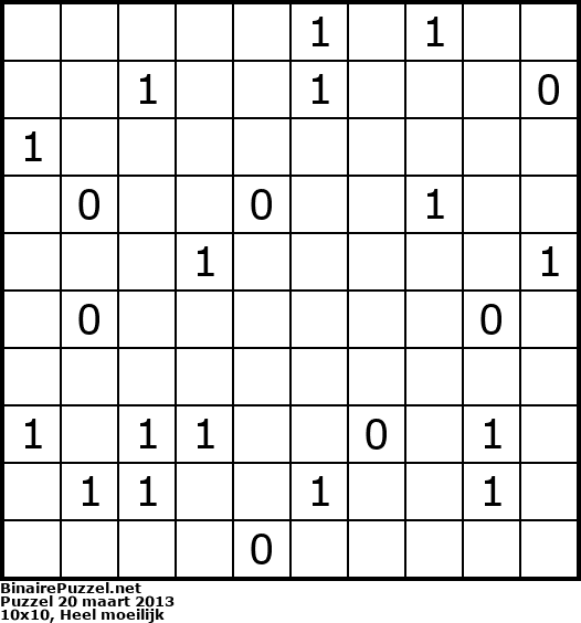 Binaire Puzzel