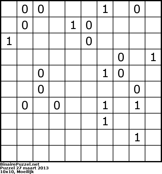 Binaire Puzzel