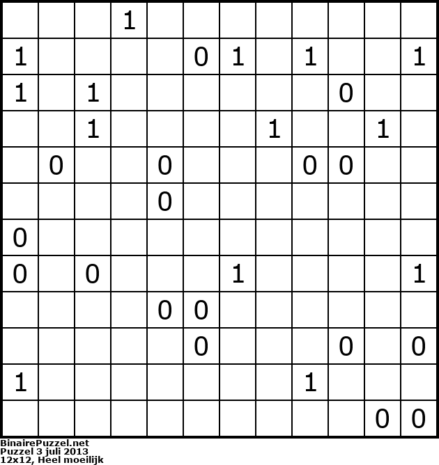 Binaire Puzzel