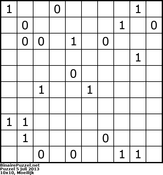 Binaire Puzzel