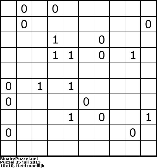 Binaire Puzzel