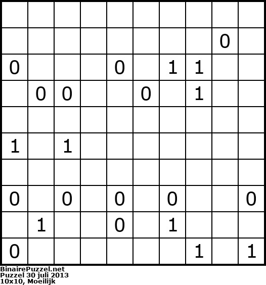 Binaire Puzzel