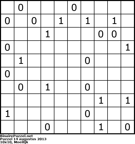 Binaire Puzzel