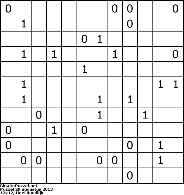 Binaire Puzzel