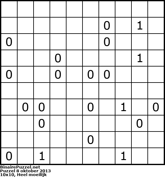 Binaire Puzzel