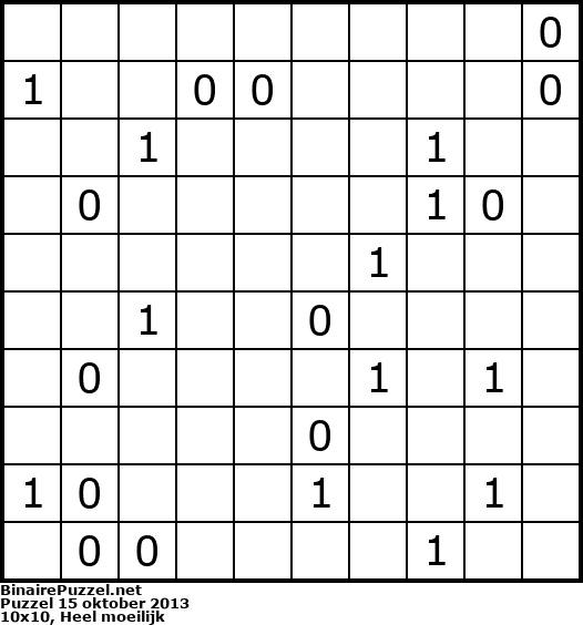 Binaire Puzzel