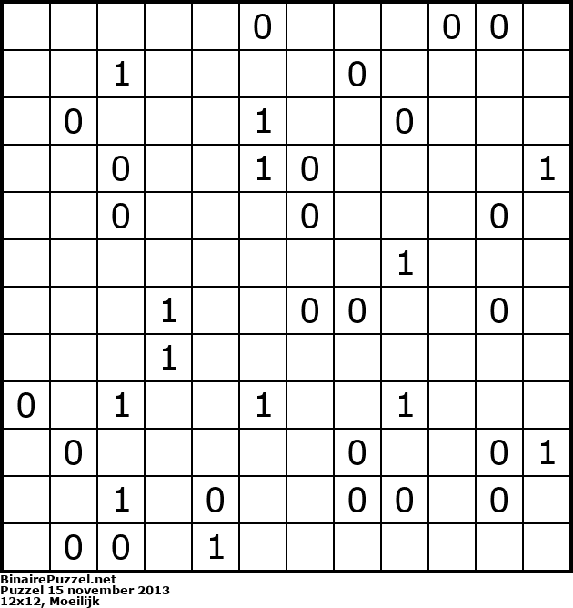 Binaire Puzzel