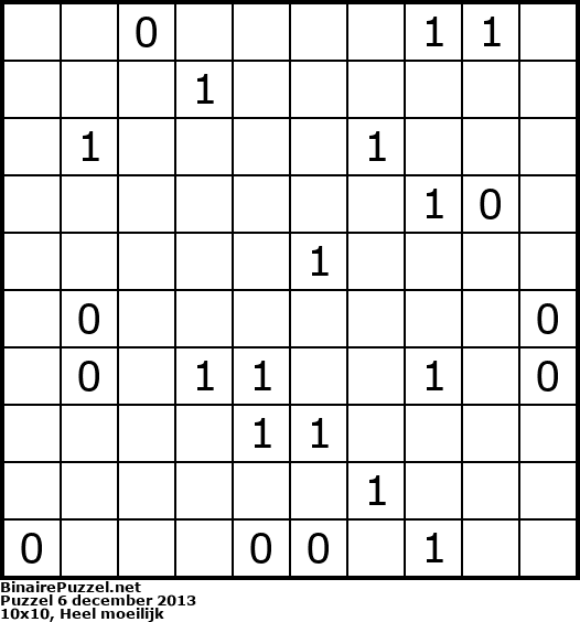 Binaire Puzzel