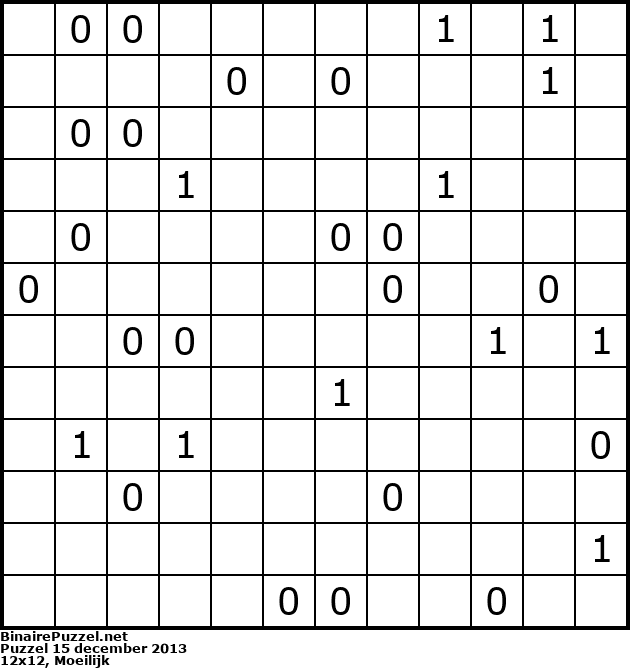 Binaire Puzzel