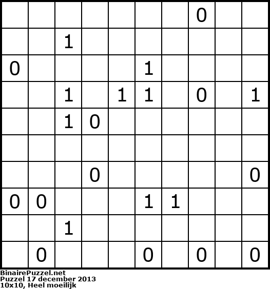 Binaire Puzzel