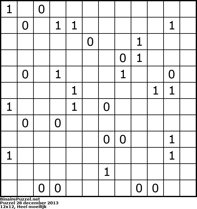 Binaire Puzzel