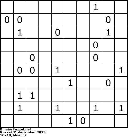 Binaire Puzzel