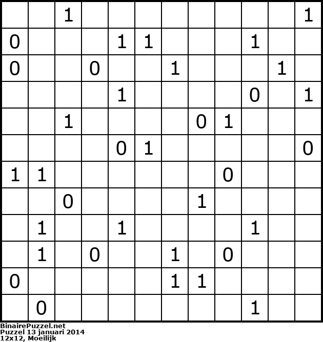 Binaire Puzzel