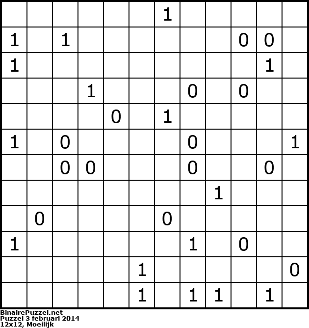 Binaire Puzzel