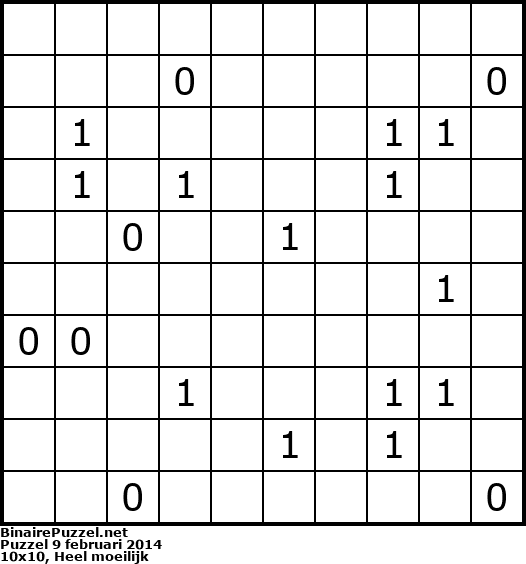 Binaire Puzzel