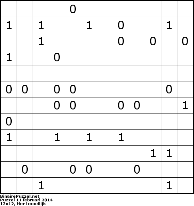Binaire Puzzel