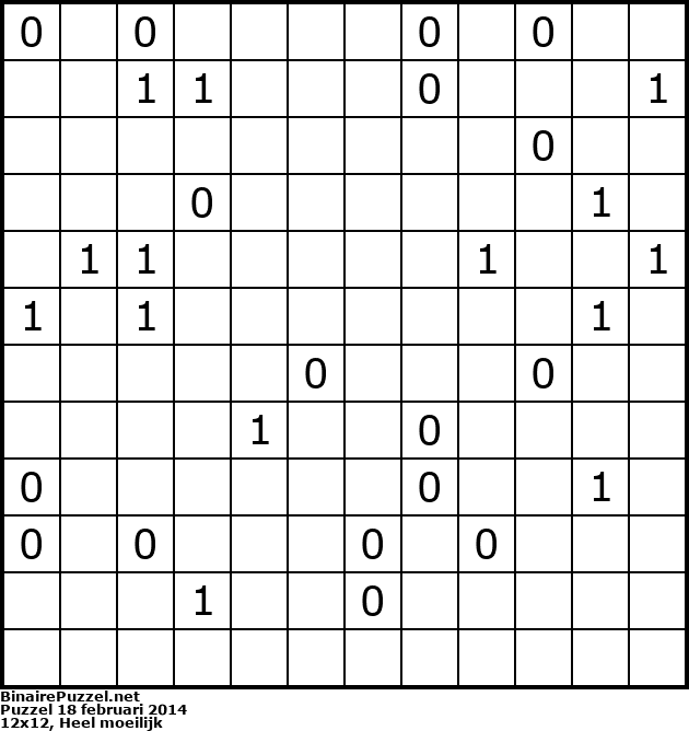 Binaire Puzzel